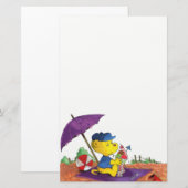 Ferald | Beach Briefpapier (Voorkant / Achterkant)