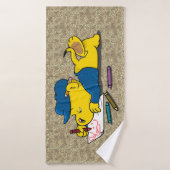 Ferald Dessin Avec Crayons Serviette De Bain (Serviette de bain)