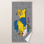 Ferald Dessin Avec Crayons Serviette De Bain (Serviette de bain)