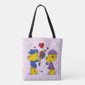 Ferald en Sahsha Ferret Canvas tas (Achterkant)