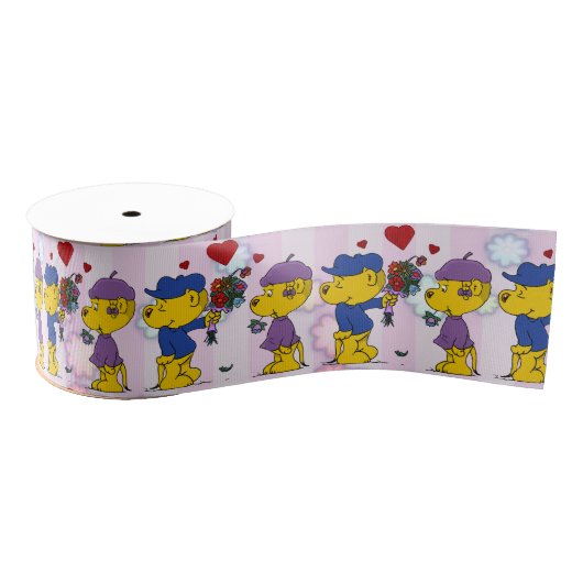 Ferald en Sahsha Ferret Grosgrain Lint (Spoel)
