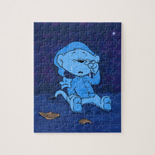Ferald Feed Blue Jigsaw Puzzle Puzzle (Vertical)