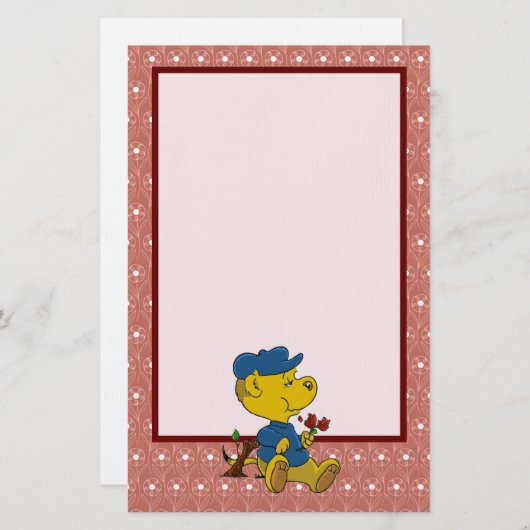 Ferald Manger Rose papeterie (Devant / Derrière)