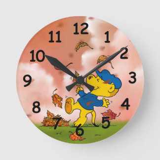 Ferald onder de van de herfst ronde klok
