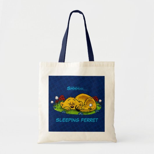 Ferald | Slapende fret Canvas tas (Voorkant)