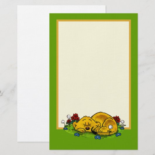 Ferald Sleeping Briefpapier (Voorkant / Achterkant)