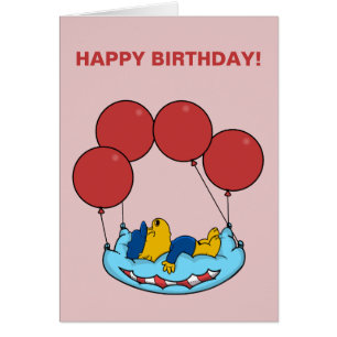 Ferald Verjaardagsballon Kaart