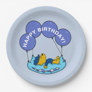 Ferald Verjaardagsballon Papieren Bordje