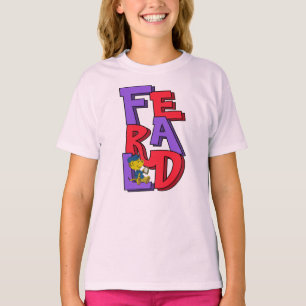 Ferald zit op zijn naam t-shirt