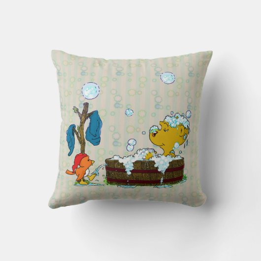 Ferald's Bubble Bath Kussen (Achterkant)