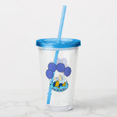 Ferald's kussenballonnen acryl drinkbeker (Achterkant)