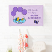 Ferald's kussenballonnen Verjaardag Spandoek (Insitu)