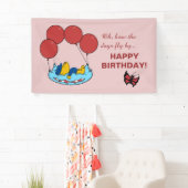 Ferald's kussenballonnen Verjaardag Spandoek (Insitu)