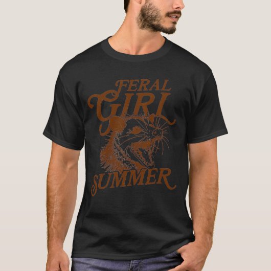 FeralGirlSummer gift T-shirt (Voorkant)