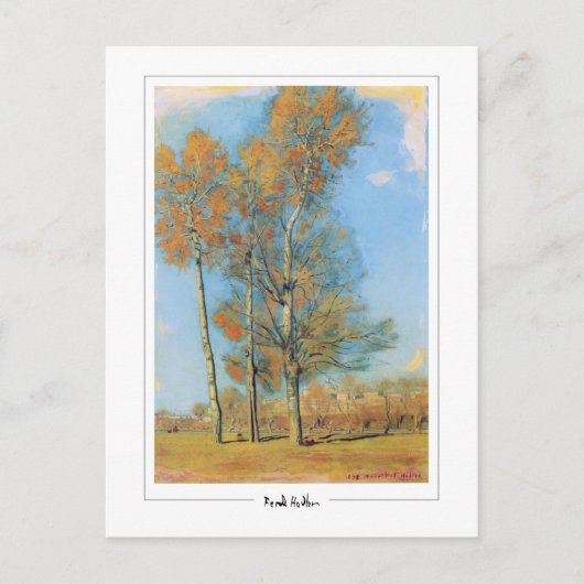 Ferdinand Hodler #45 - Carte postale d'art fin (Devant)