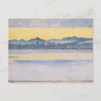 Ferdinand Hodler- Lake Genève met Mont Blanc Briefkaart