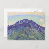 Ferdinand Hodler- Schynige bord Briefkaart (Voorkant / Achterkant)