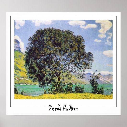 Ferdinand Hodler Zedign Art Poster #3 (Voorkant)