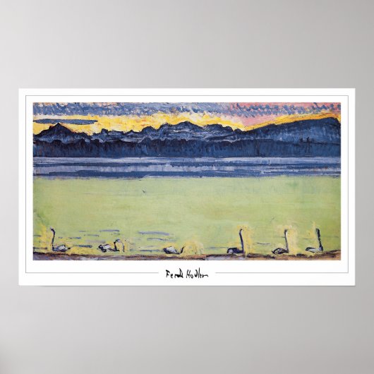 Ferdinand Hodler Zedign Art Poster #55 (Voorkant)