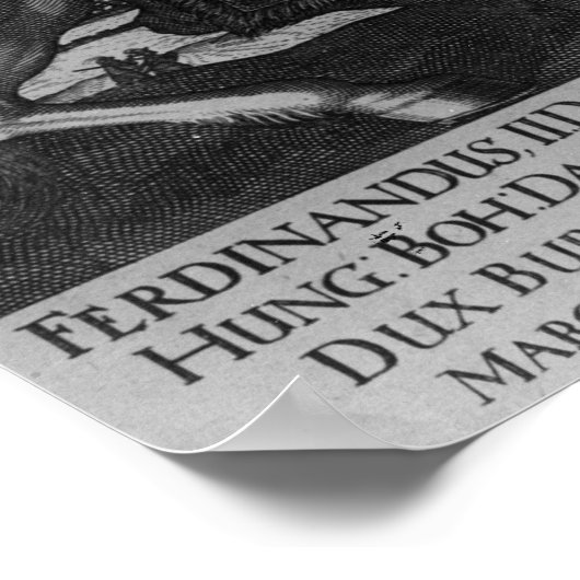 Ferdinand II, Heilige Romeinse keizer Poster (Hoek)