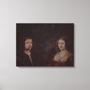 Ferdinand II van Aragón en Isabella I van Castili Canvas Afdruk