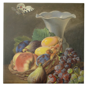  Ferdinand Kuss leeft nog steeds met fruit Tegeltje