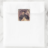 Ferdinand Magellan Vierkante Sticker (Tas)