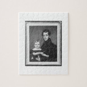 Ferdinand Sands en zijn zoon Joseph Nathaniel Roge Legpuzzel