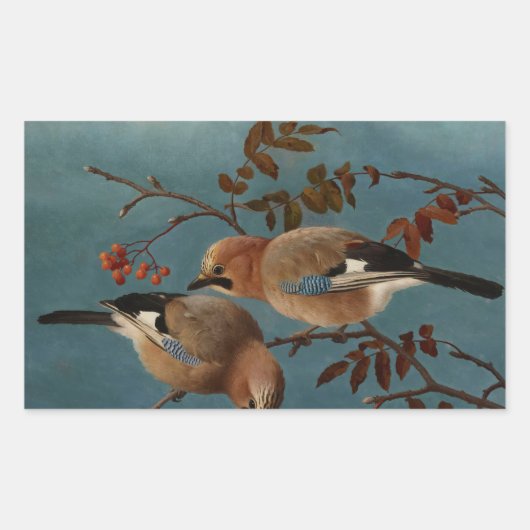 Ferdinand von Wright - Jays Rechthoekige Sticker (Voorkant)