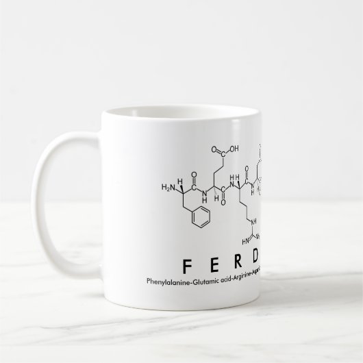 Ferdynand nom peptide mug (Gauche)