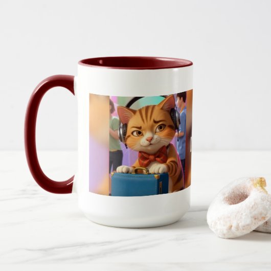 Fergus MacFluff's 'I Rest My Hoesje'-Mok Mok (Met donut)