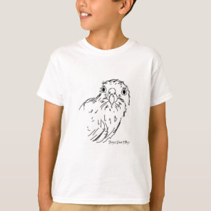 Fergus the Goshawk Portrait Kinder T-Shirt