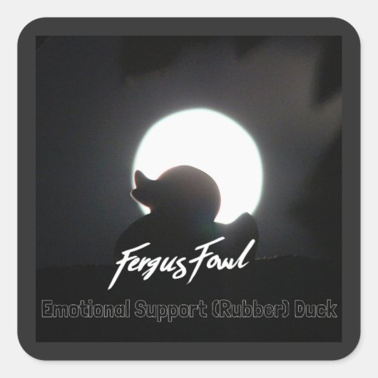 FergusFowl ES(R)D-Sticker Vierkante Sticker (Voorkant)