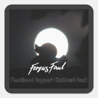 FergusFowl ES(R)D-Sticker Vierkante Sticker
