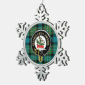 Ferguson Clan kerstversier Tin Sneeuwvlok Ornament (Rechts)