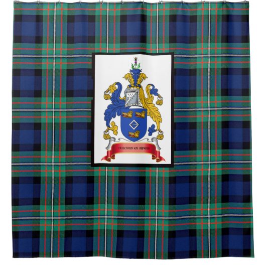 Ferguson Clan Tartan Bannière ou rideau de douche (Devant)
