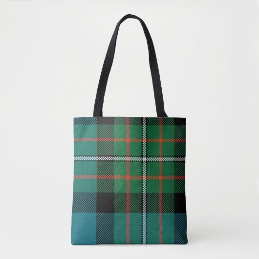 Ferguson Clan Tartan Canvas tas herbruikbaar (Voorkant)