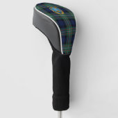 Ferguson clan tartan plaid golf hoofd cover (Schuin)