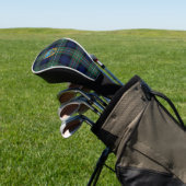 Ferguson clan tartan plaid golf hoofd cover (Insitu)