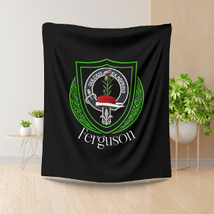 Ferguson Schotse Clan Crest Fleece Deken