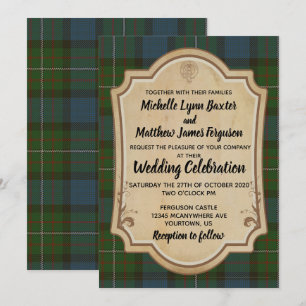 Ferguson Tartan Faire-part de mariage