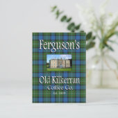 Ferguson's Old Kilkerran Coffee Co. Briefkaart (Staand voorkant)