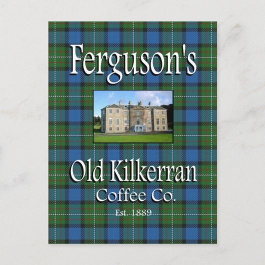 Ferguson's Old Kilkerran Coffee Co. Briefkaart (Voorkant)