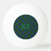 Fergusson Officiële Tartan met monogram / initiale Pingpongballen (Voorkant)