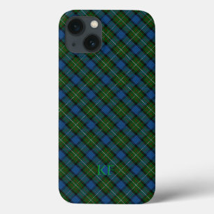 Fergusson Officiële Tartan met monogram / naam iPhone 13 Hoesje