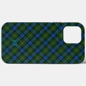 Fergusson Officiële Tartan met monogram / naam Case-Mate iPhone Case (Achterkant (horizontaal))