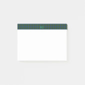 Fergusson Officiële Tartan met monogram / naam Post-it® Notes (Voorkant)