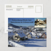 Ferienwohnung Elfriede Haist - Snow Briefkaart (Voorkant / Achterkant)