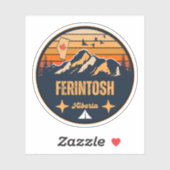 Ferintosh, Alberta Sticker (Vel)