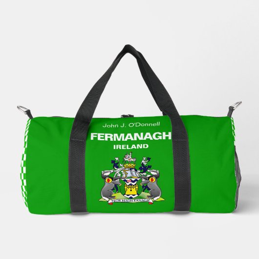 Fermanagh Ierland - Iers gepersonaliseerd Plunjezak (Voorkant)